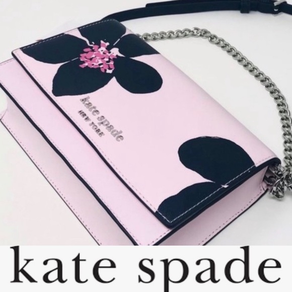 Last Chance…Kate Spade New York Cameron Grand Flora Convertible Crossbody pink - Picture 2 of 16